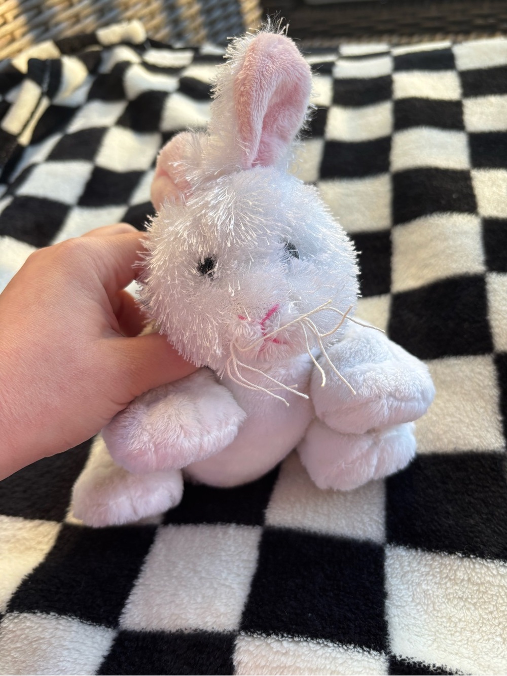 White bunny rabbit webkinz plush - no code
